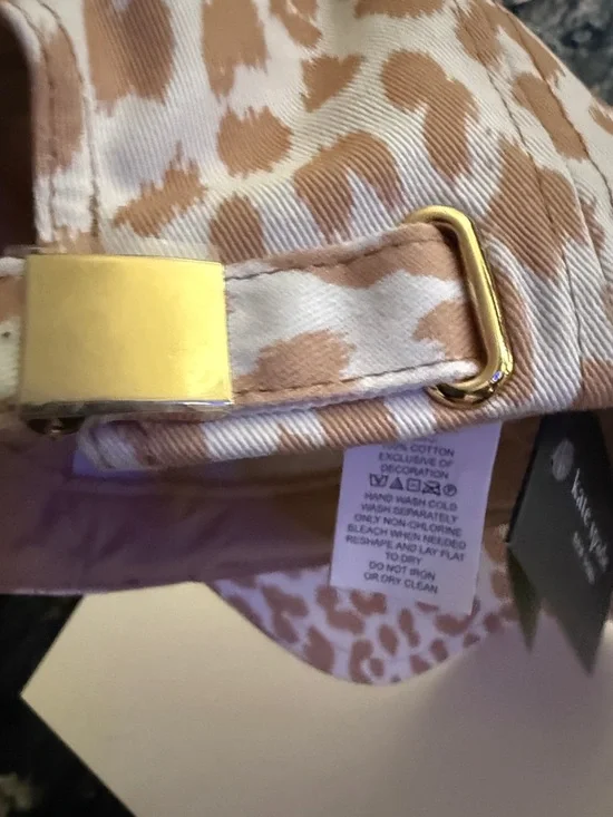 Kate Spade New York modern leopard print baseball cap NWT - Picture 6 of 7